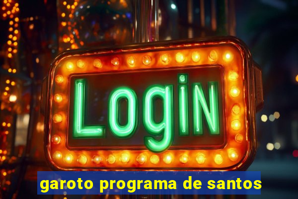 garoto programa de santos